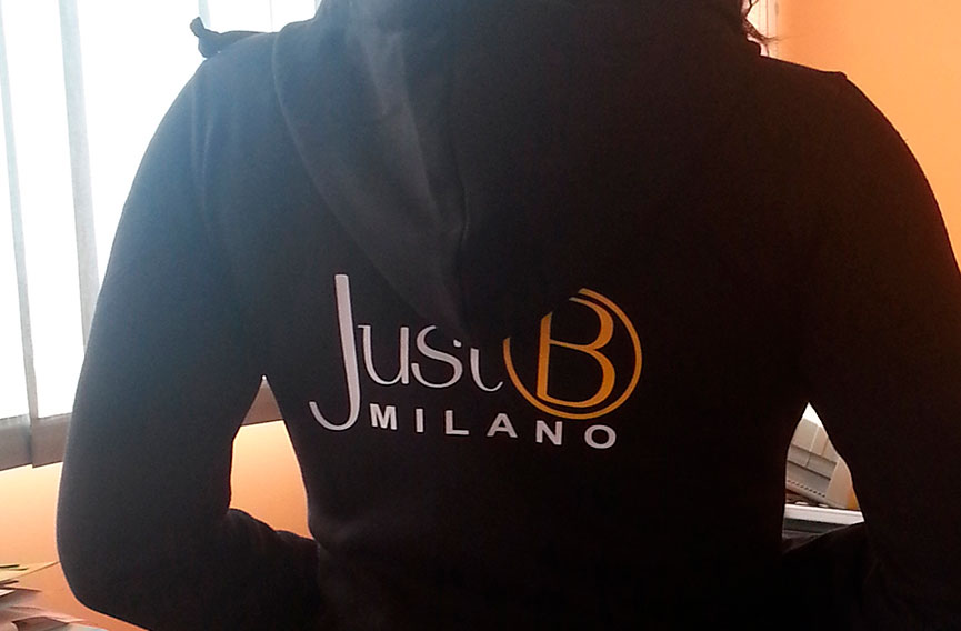 felpa con cappuccio | just b