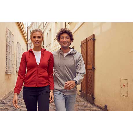 felpa basic active hoody full zip