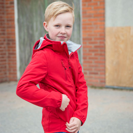 basic hoody softshell kids